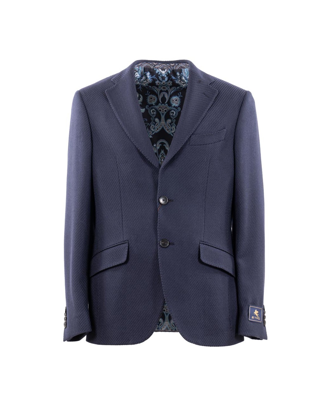 shop ETRO  Giacca: Etro blazer in lana.
Vestibilità regular.
Revers classico.
Chiusura monopetto con bottoni in corno.
Taschino a filetto sul petto.
Tasche laterali.
Sui polsi, il primo bottone presenta il logo "E" ricamato a mano con filo in contrasto.
Impunture AMF in tono sui margini di cucitura.
Spacchi posteriori.
Composizione: 100% LANA.
Made in Italy.. MRCA0028 99TU2J9-B0339 number 9043549